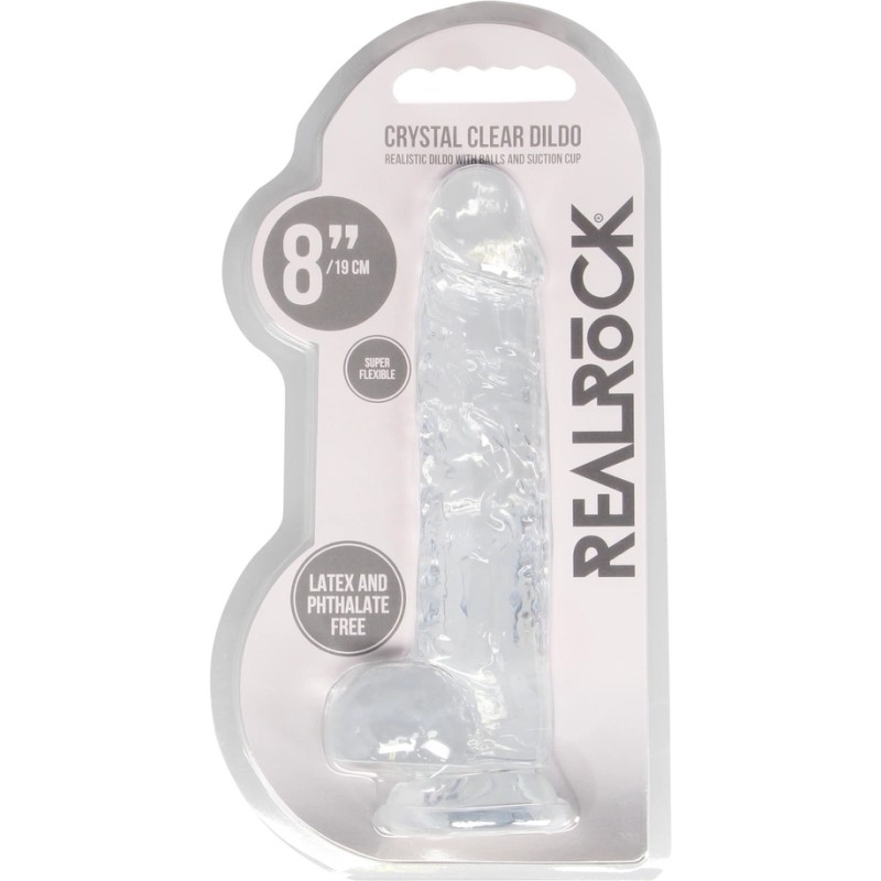 RealRock - Realistyczne dildo z jądrami 21 cm